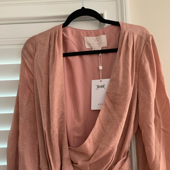 NWT Gal Meets Glam Jennifer Mauve Dress - Picture 4 of 5